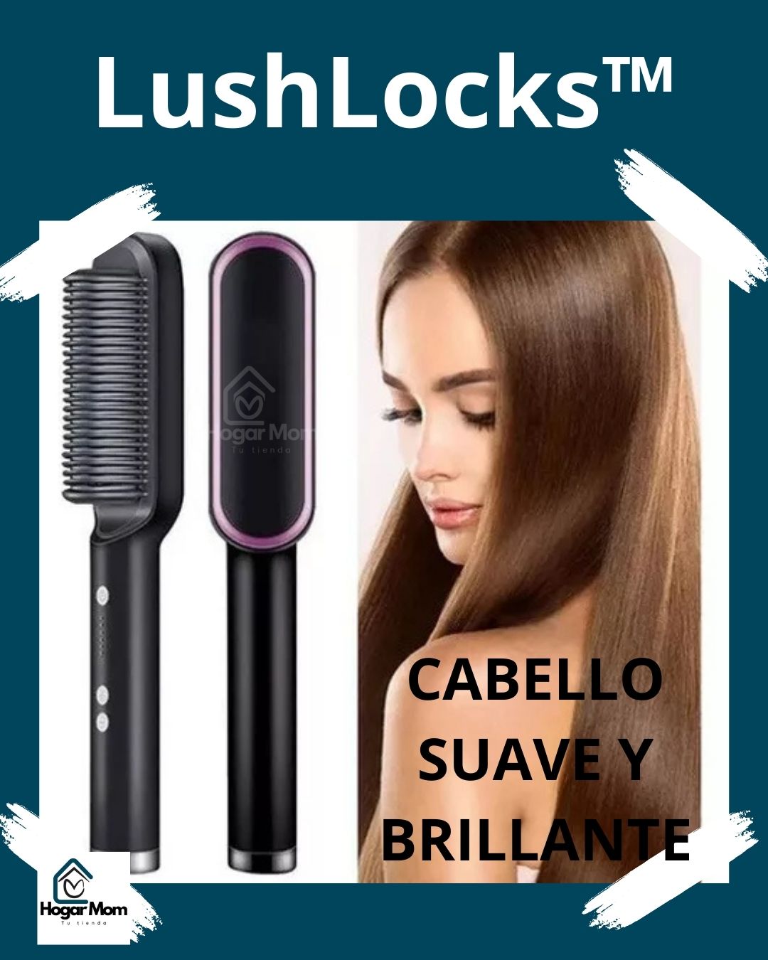LushLocks™ Cepillo Alisador De Cabello ⭐⭐⭐⭐