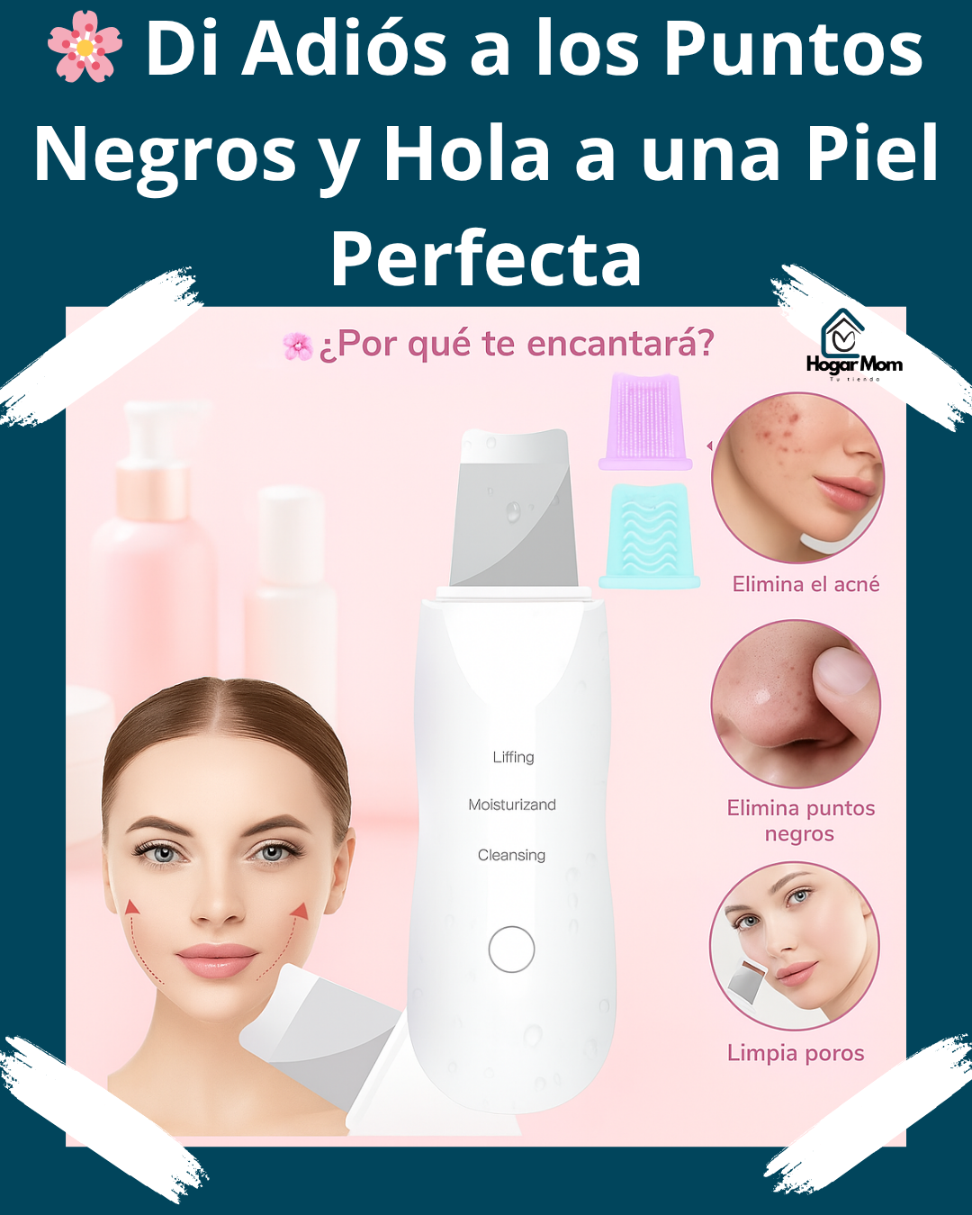 Paleta Facial Ultrasónica - LumiSkin™