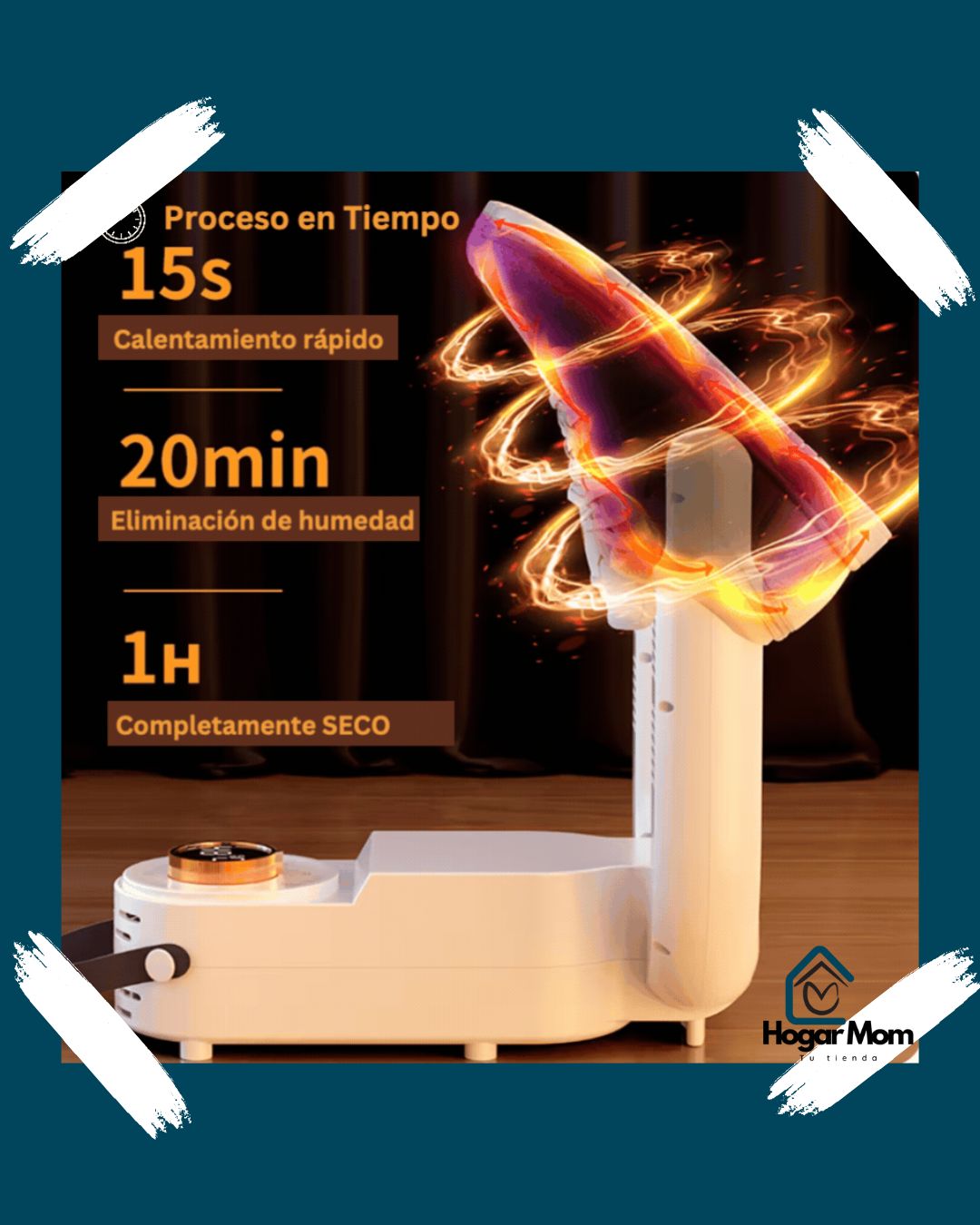 ZapaGlow™ - 🌬️ Secador de Zapatos Plegable con Temporizador