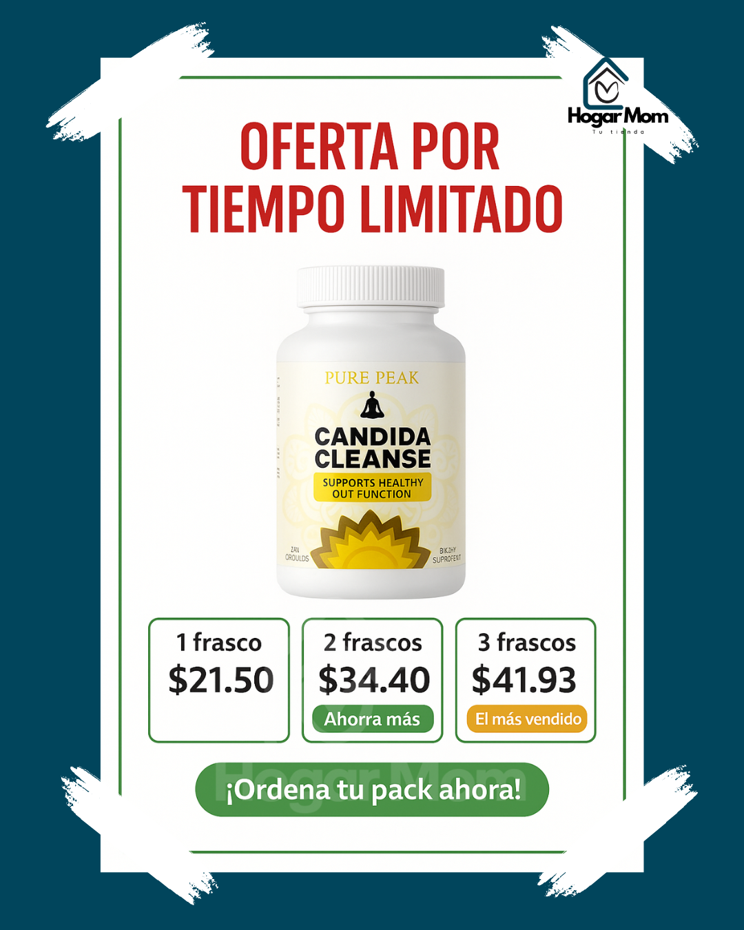 CANDIDA CLEANSE - Tu aliado natural 🌱para un intestino más ligero ✨