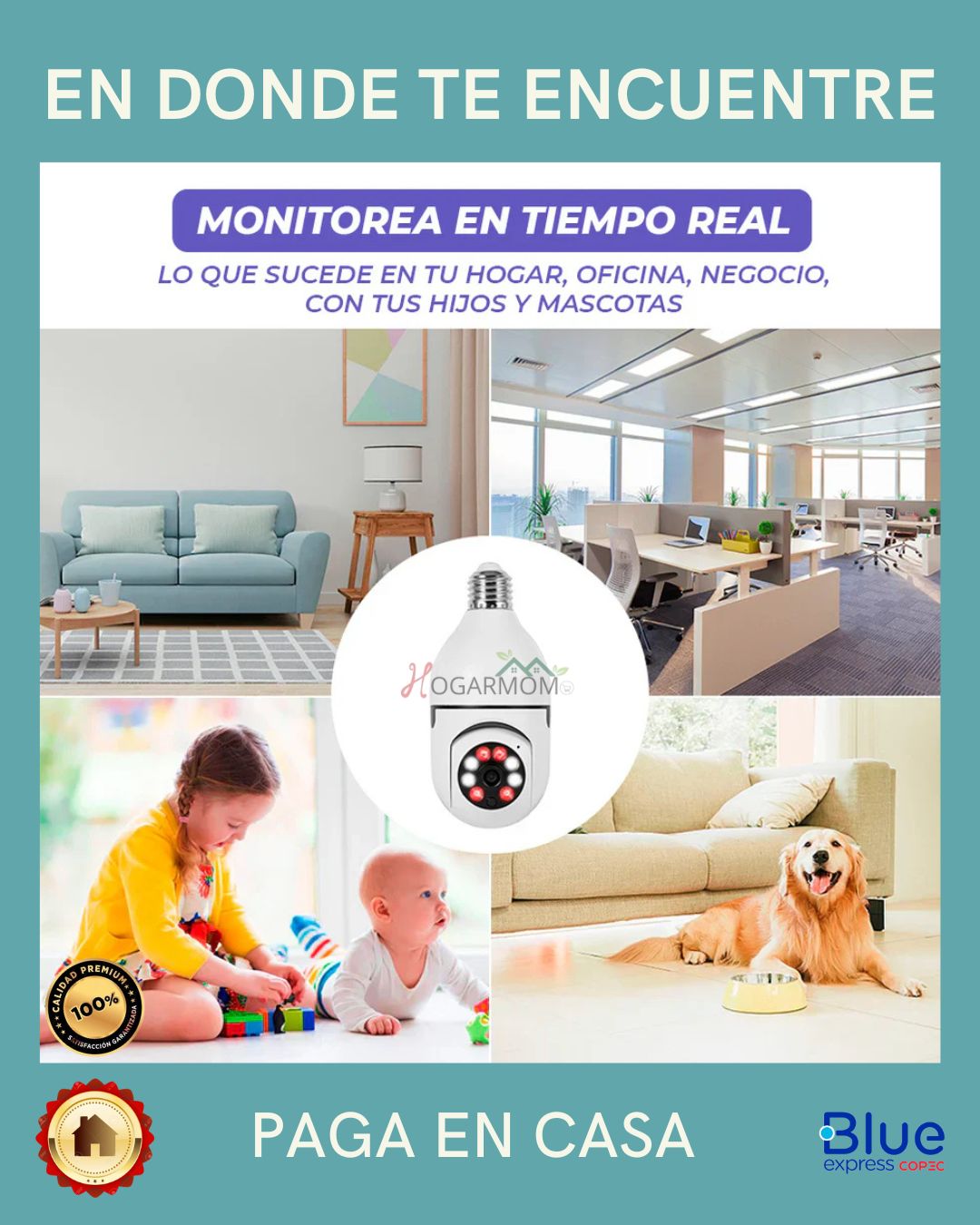 PanoraGuard™ Camara Foco De Seguridad Hd Panoramica ⭐⭐⭐⭐