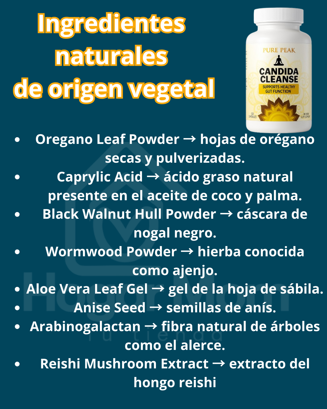 CANDIDA CLEANSE - Tu aliado natural 🌱para un intestino más ligero ✨