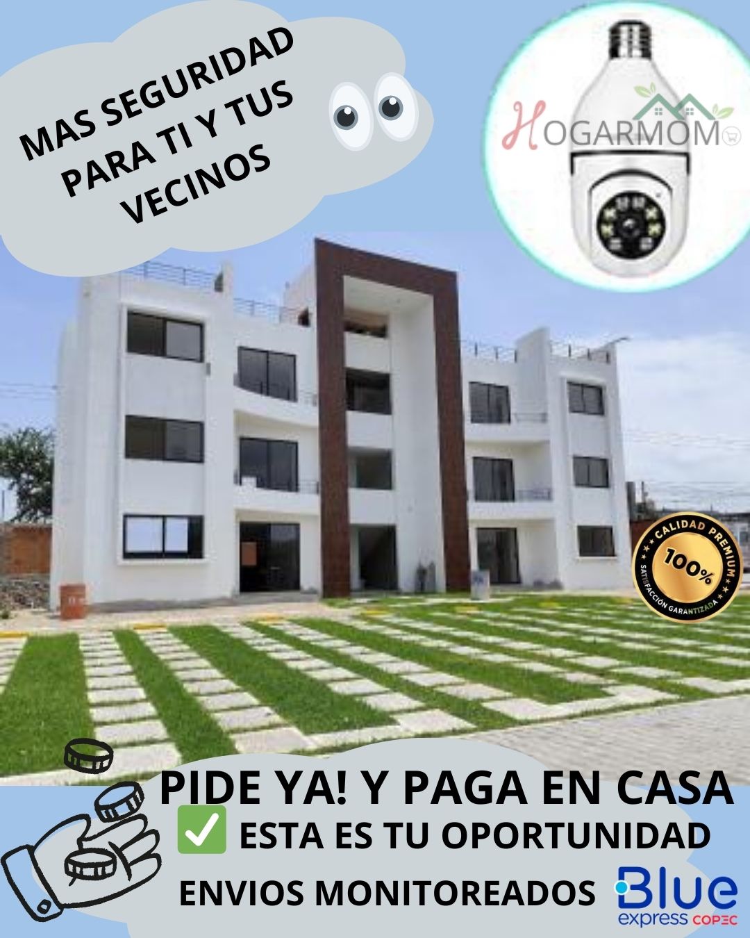 PanoraGuard™ Camara Foco De Seguridad Hd Panoramica ⭐⭐⭐⭐