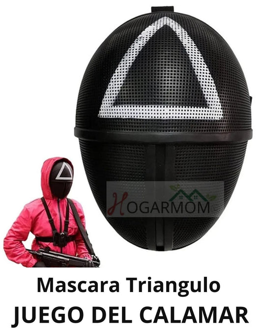 MASCARA TRIANGULO JUEGO DE CALAMAR