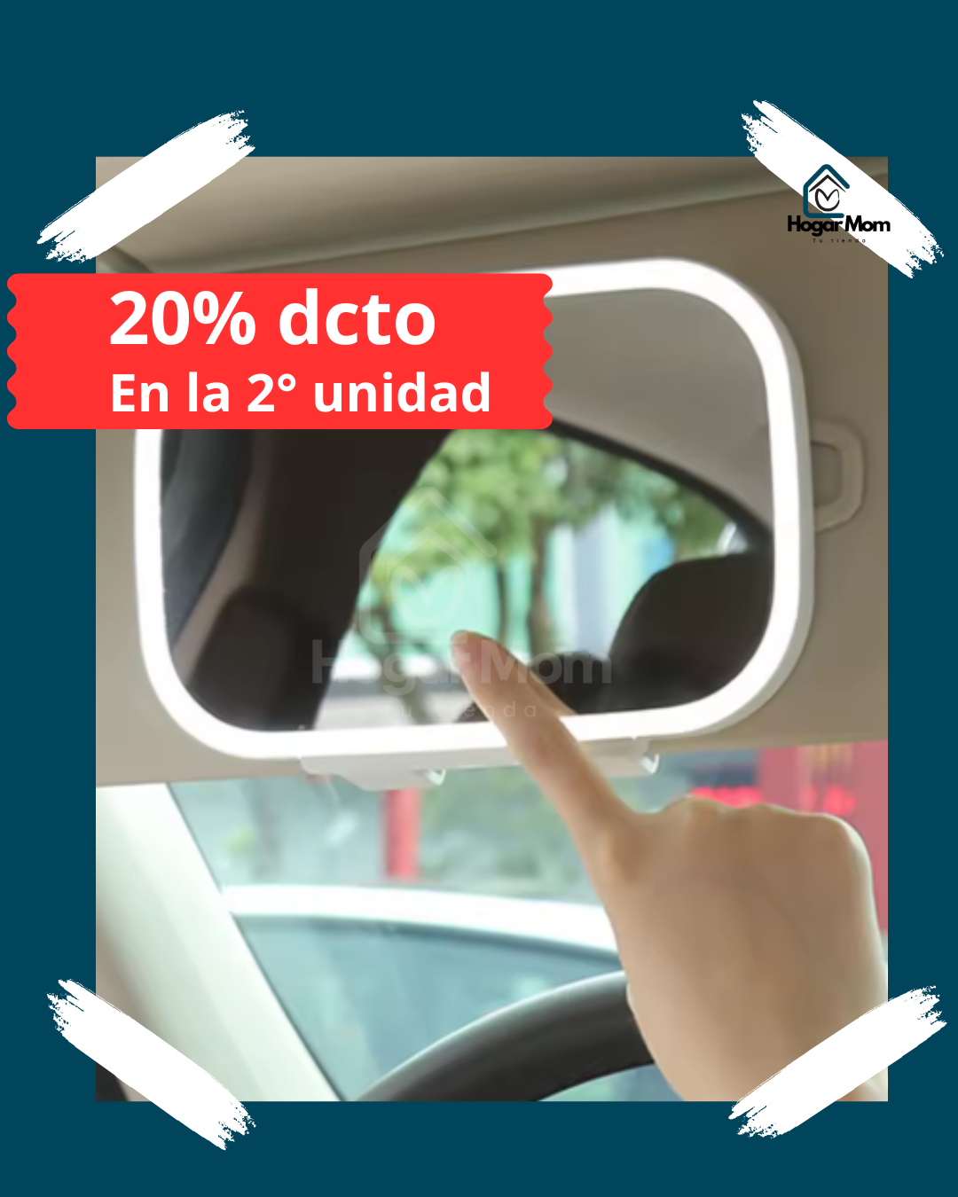 Espejo LED para coche - MirrorTouch™