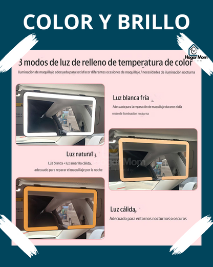 Espejo LED para coche - MirrorTouch™