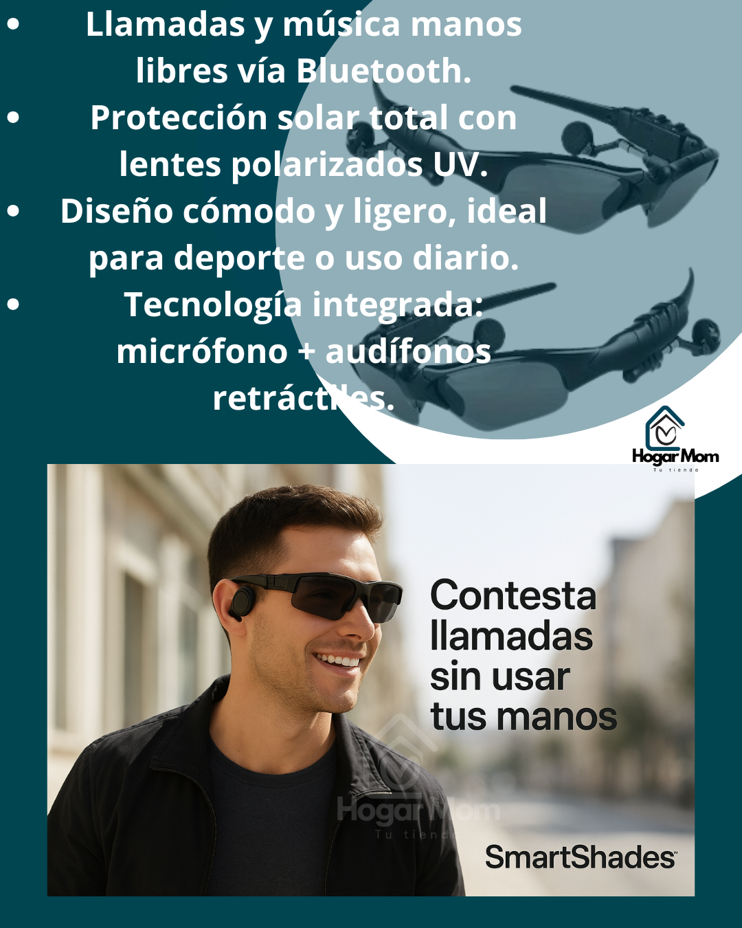 Gafas de Sol inteligentes - SmartShades™