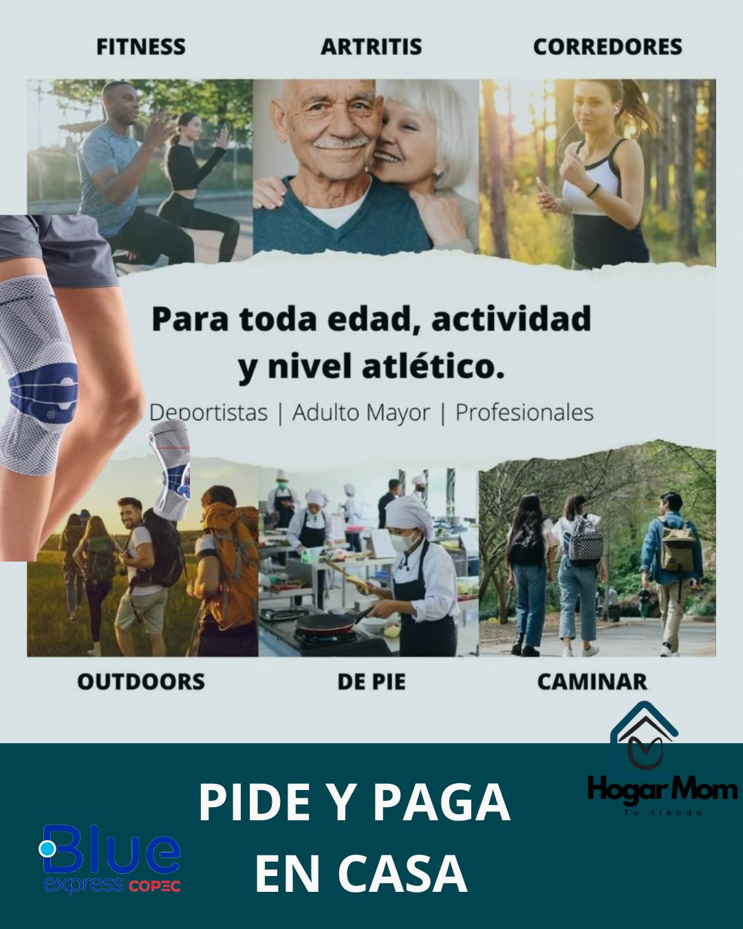 ActiveFlex™   Rodillera con gel  ⭐⭐⭐⭐