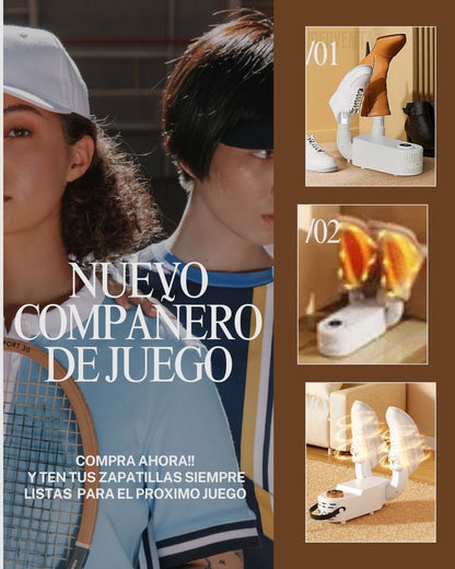 ZapaGlow™  - 🌬️ Secador de Zapatos Plegable con Temporizador